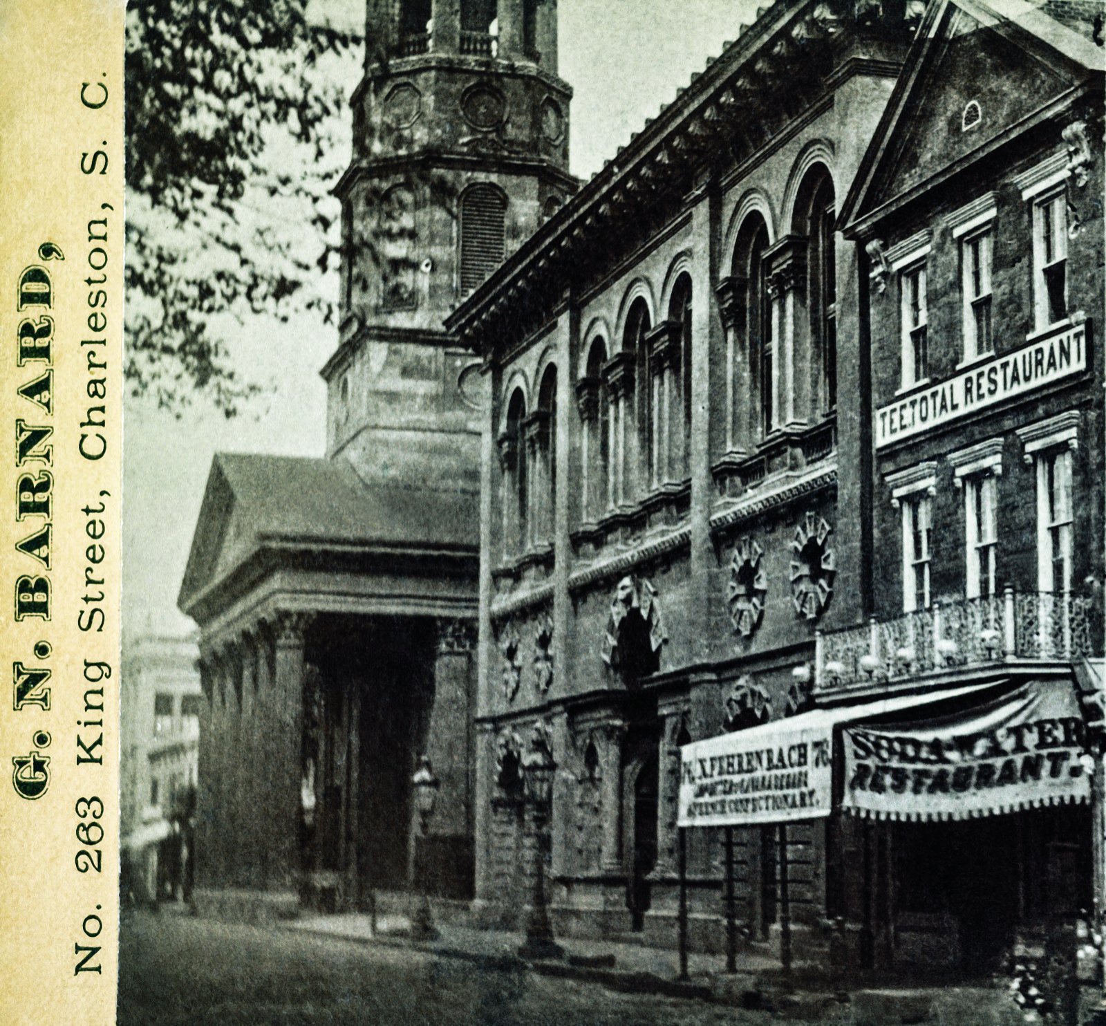 Secession Hall Before the Fire, original black and white